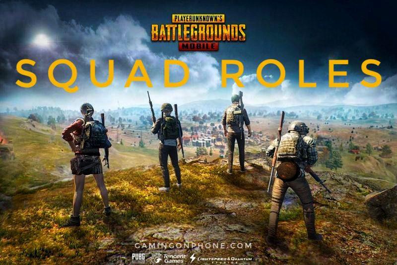 Four-player squad marking map positions during tactical planning phase in PUBG Mobile Tactical Mode