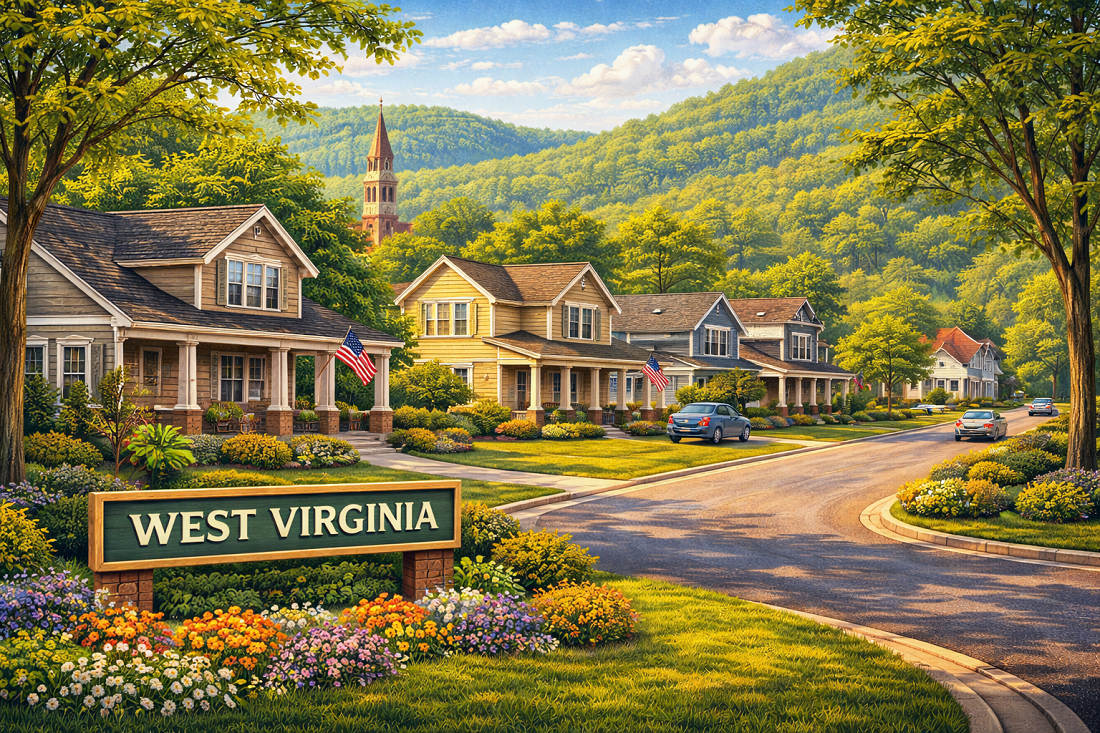 Affordable housing in West Virginia, one of the cheapest states to live in